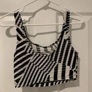 Pattern Crop Top